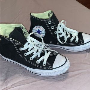 Converse Black  High Tops NEW